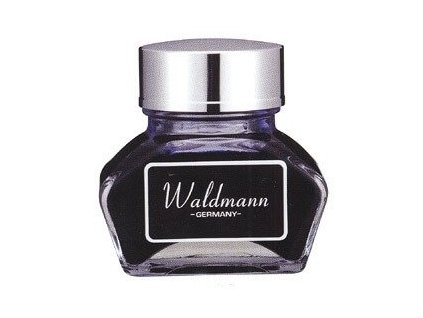 Waldmann Black, černý lahvičkový inkoust 0124
