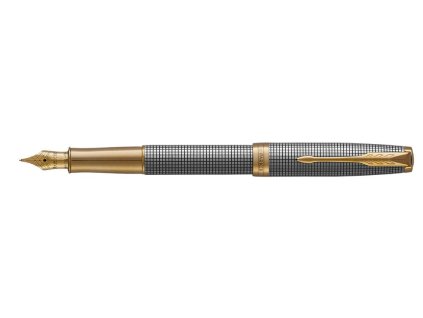 Parker Royal Sonnet Silver Chiselled GT, plnicí pero 1502/5131489