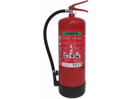 UNIEX Pěnový hasicí přístroj F9 BETA WLi - 9L hašení lithiových baterií