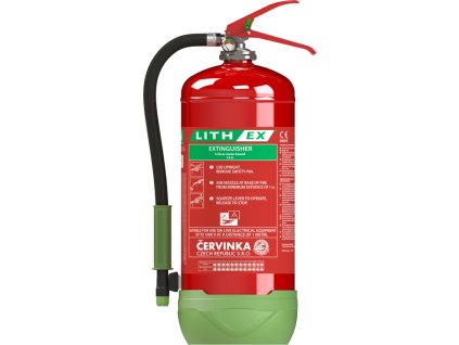 Hasicí přístroj k hašení lithiových baterií AVD LITH EX6 - 6 l, S REVIZÍ