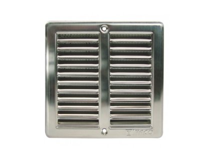 Větrací mřížka Haco NVM 150x150 s rámečkem a síťovinou - nerezová