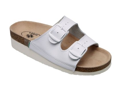 Santé N/21/10/K dámské zdravotní profi pantofle bílé -výprodej