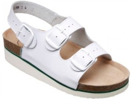 Santé N/31/10/H/K dámské zdravotní profi sandály bílé -výprodej
