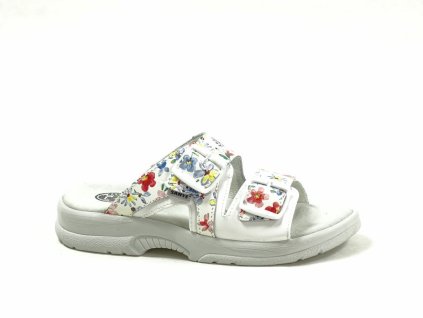 Santé N/517/56/13K/10/BP Bílá dámské zdravotní pantofle -výprodej