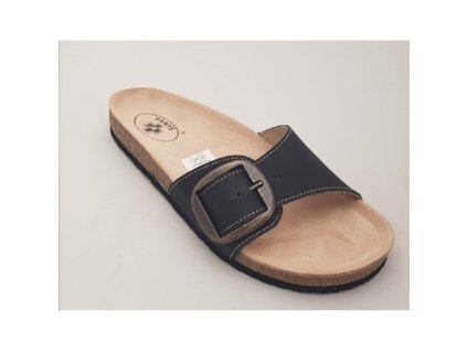 Santé pantofle dámské N/61/60M/CP černé -výprodej