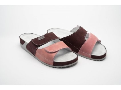 MEDISTYLE dámská zdravotní pantofel INGRID tm. ružová -výprodej