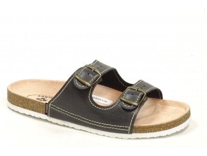 Sanus Santé D/22N/60/BP pánské zdravotní pantofle černé -výprodej