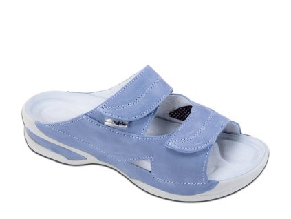zdravotní dámská pantofel LUCY - halux modrý -výprodej