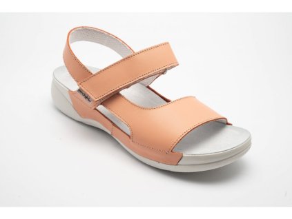Zdravotní dámská sandál TIMEA oranžová-výprodej