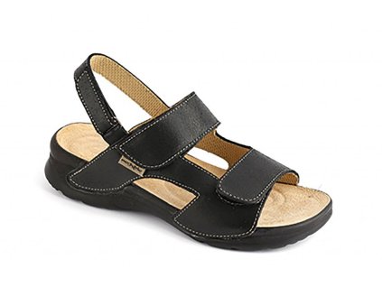 MEDISTYLE zdravotní dámský sandál MIRKA černý-výprodej
