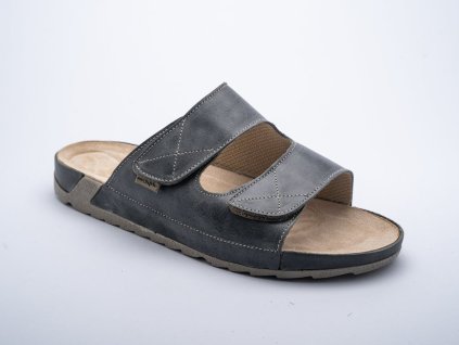 Pánský zdravotní pantofel VILÉM šedá-výprodej