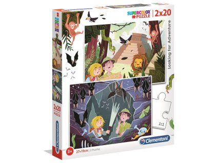 puzzle dobrodruzstvi 2x20 dilku 123481