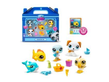 Littlest Pet Shop 5 figurek Pláž