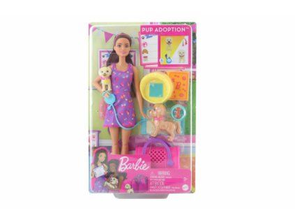 Barbie Panenka s pejsky HKD86