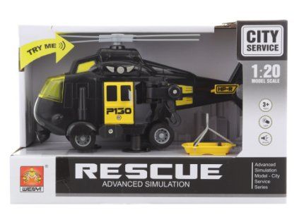 Helikoptéra černá na baterie