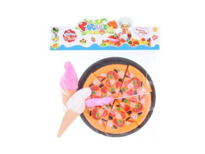 Pizza a zmrzliny - krájení