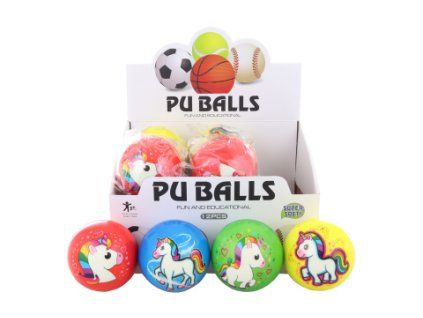Míček jednorožec 10 cm 12/bal