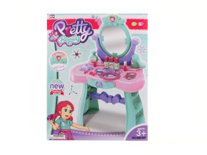 Toaletní stolek s doplňky na baterie