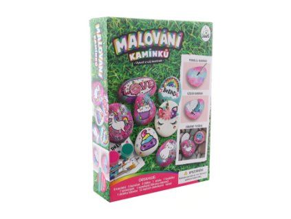 Malování kamínků jednorožci