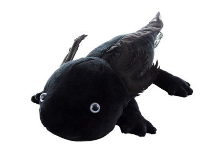 Plyš Axolotl černý 32 cm ECO-FRIENDLY