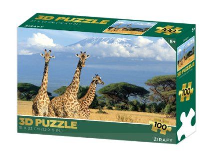 Puzzle 3D - Žirafy