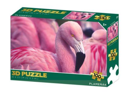 Puzzle 3D - Plameňák