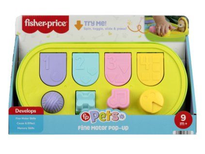 Fisher Price Vyskakovací hračka pro jemnou motoriku JDL66
