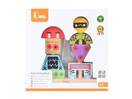 Dřevěné stavění - robot