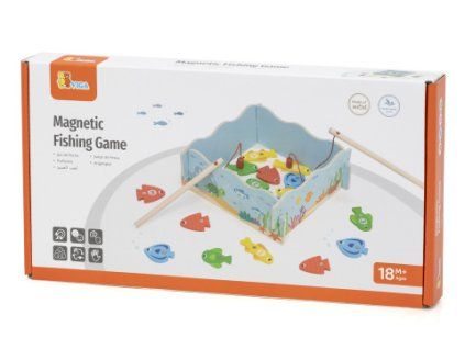 Dřevěnné magnetické rybaření