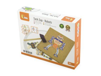 Dřevěná zatloukačka robot