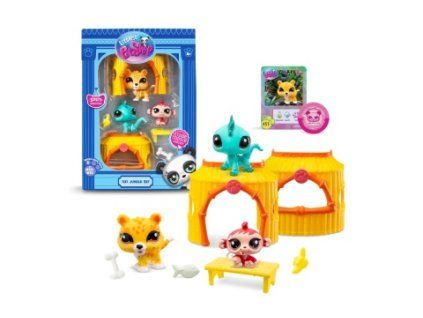 Littlest Pet Shop 3 figurky Džungle