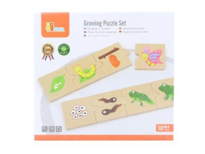 Dřevěné puzzle - evoluce