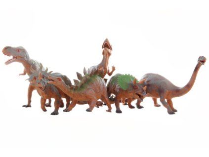 Dinosaurus 42-56cm 6/bal
