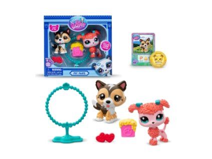 Littlest Pet Shop 2 figurky - 4 druhy