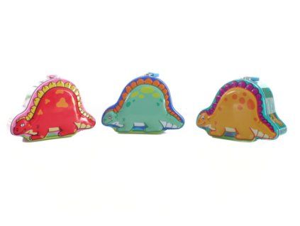 Pokladnička dinosaurus kovová