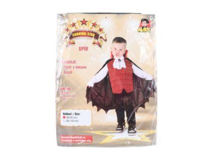 Šaty na karneval - upír 80 - 92