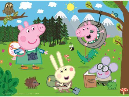 puzzle prasatko peppa v prirode 30 dilku 51499