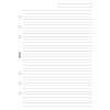 Filofax A5 linkovaný papír, bílý, 25 listů 343008