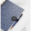 Filofax přídavné elastické poutko na pero, Charcoal - černé 132782