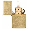 Zippo zapalovač 24206 Tumbled Brass 24206