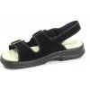 N/517/43/68/CP dámské zdravotní sandály černé