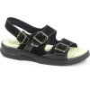 N/517/43/68/CP dámské zdravotní sandály černé