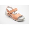 Zdravotní dámská sandál TIMEA oranžová-výprodej