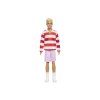 Barbie model Ken-Červeno-bílý proužek HYV01