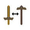 Minecraft Transformující se meč/krumpáč JKC15