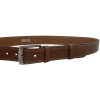 PENNY BELTS Pánský kožený opasek 63 hnědý (nadměr) Délka: 130 cm