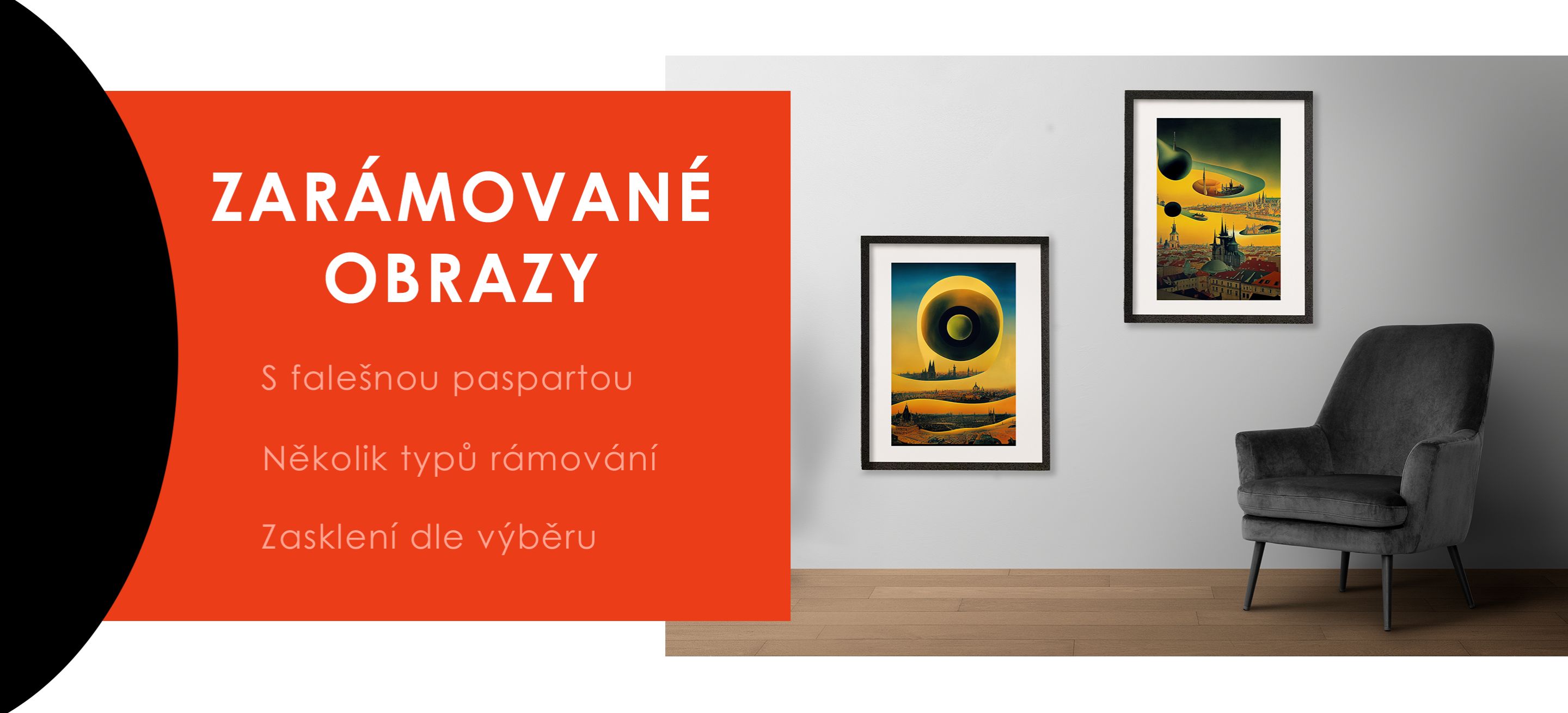 zarámované obrazy