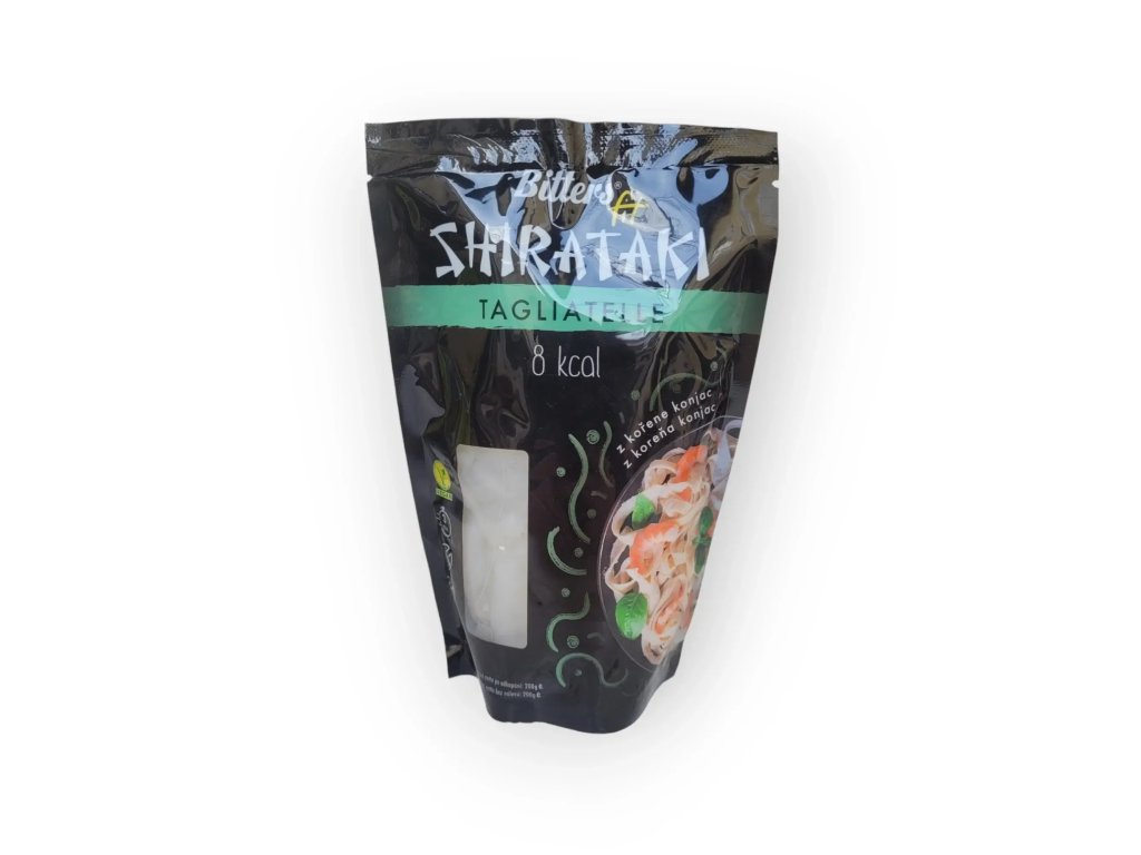 Shirataki tagliatelle v sáčku BITTERS 200 g