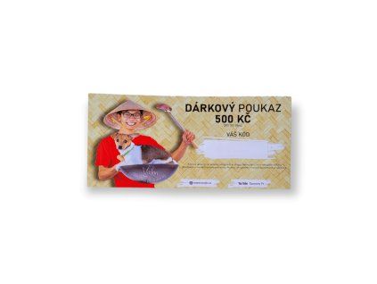 Dárkový poukaz 500 Kč