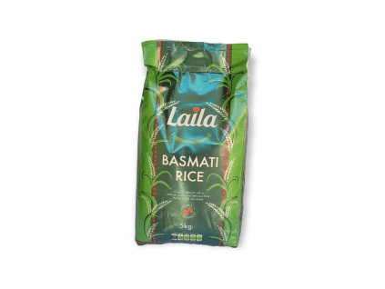 Basmati rýže zelená LAILA 5 kg